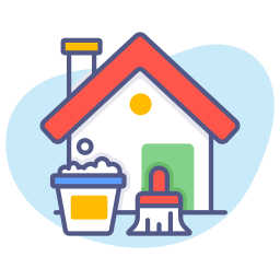 huis schoonmaken icoon