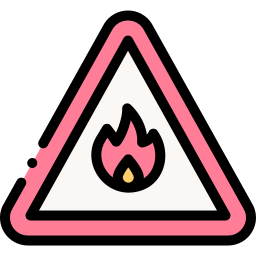 segno di fuoco icona