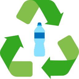 Recycle plastic icon