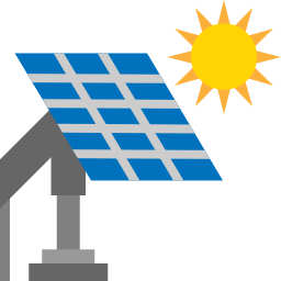 Solar panel icon