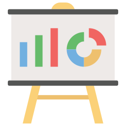 Business presentation icon