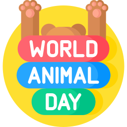 giornata mondiale degli animali icona