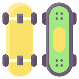 Skate board icon