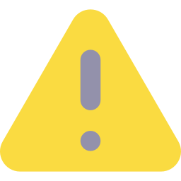 Caution sign icon