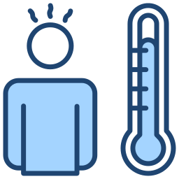 Высокая температура иконка
