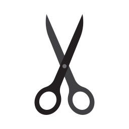 cortar con tijeras icono