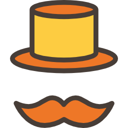 bigode Ícone