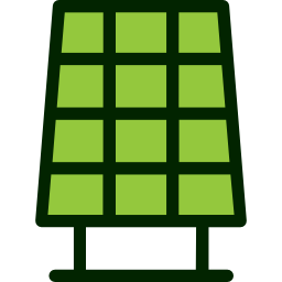pannello solare icona