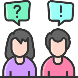 Question and answer icon