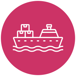 Cargo ship icon