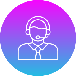 Customer service agent icon