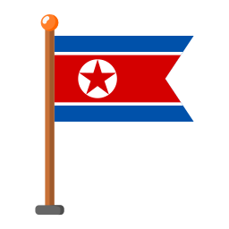 corea del norte icono