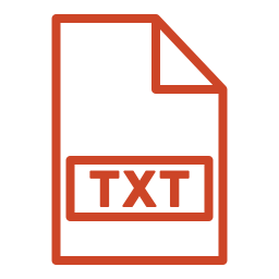 archivo txt icono