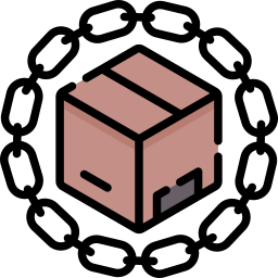 Supply chain icon