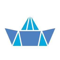 Paper boat icon