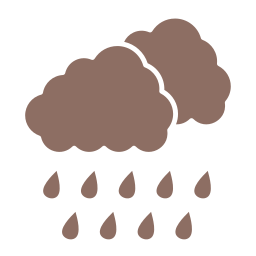 regnerischen tag icon