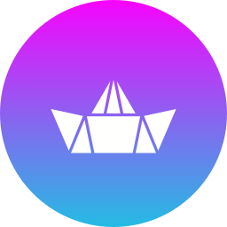 Paper boat icon