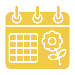 kalendarz wiosenny ikona