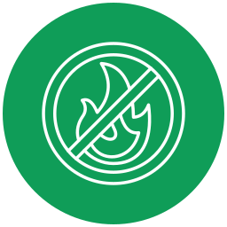 no fuego icono