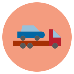 Tow truck icon