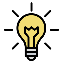 idee lamp icoon