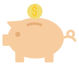 Piggy bank icon