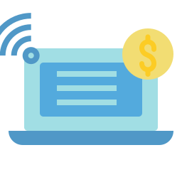 Online payment icon