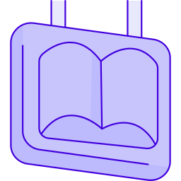 Letrero de tienda icono