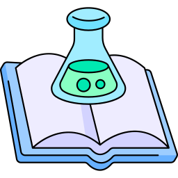 livro de ciências Ícone