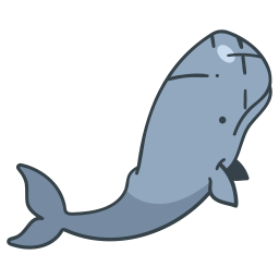 Sperm whale icon