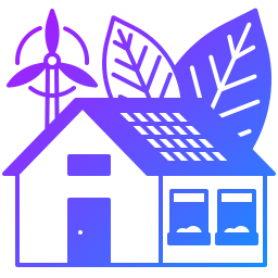 Green home icon