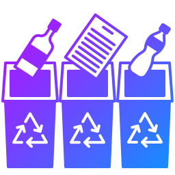 papelera de reciclaje icono