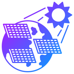 Solar cell icon