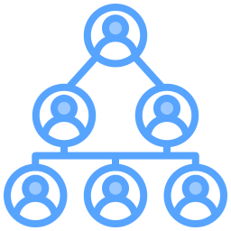 structure d'organisation Icône