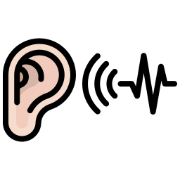 słuchowy ikona