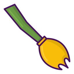 Witch broom icon