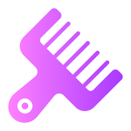 Afro comb icon