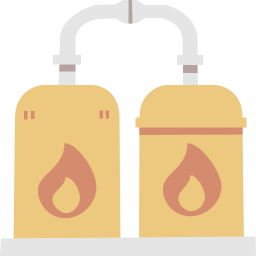 Oil refinery icon