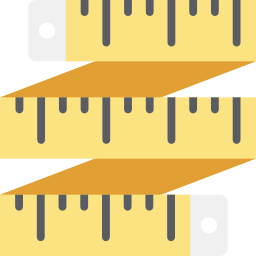 Measuring tape icon