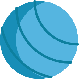 Fitness ball icon