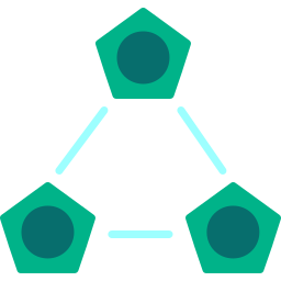 Interconnected icon