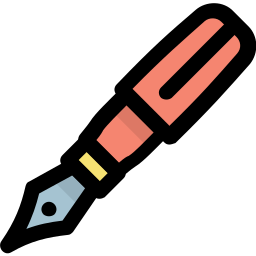 Чернильная ручка иконка