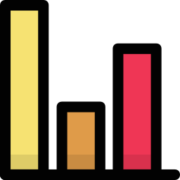 gráfico de barras Ícone