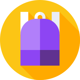 bolsa para la escuela icono