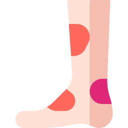 Diabetic foot icon