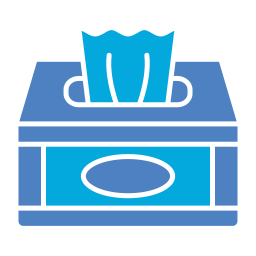 Коробка для тканей иконка