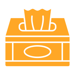 caja de pañuelos icono