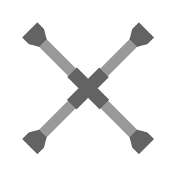 klucz krzyżowy ikona