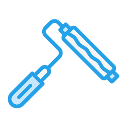 rullo per dipingere icona