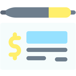 Cheque icon